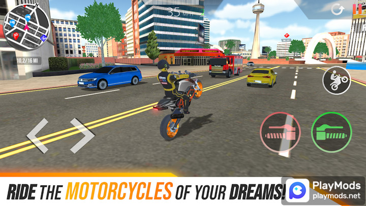 Motorcycle Real Simulator<span>(Large currency)</span> screenshot image 1_Popularmodapk.com