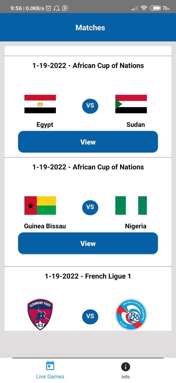 Football Live Stream TV screenshot image 4_Popularmodapk.com