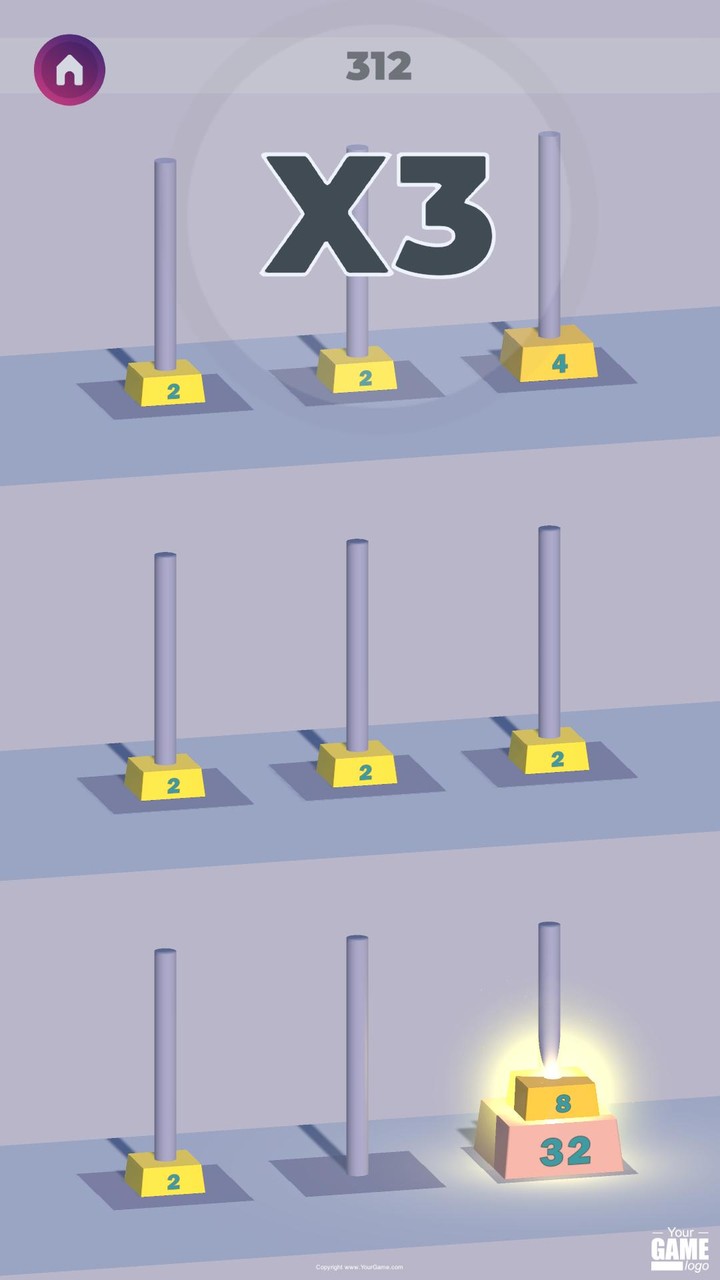 Hanoi 2048 screenshot image 5_Popularmodapk.com