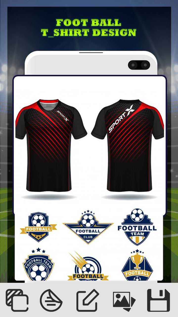 Football Jersey Maker- T Shirt screenshot image 5_Popularmodapk.com