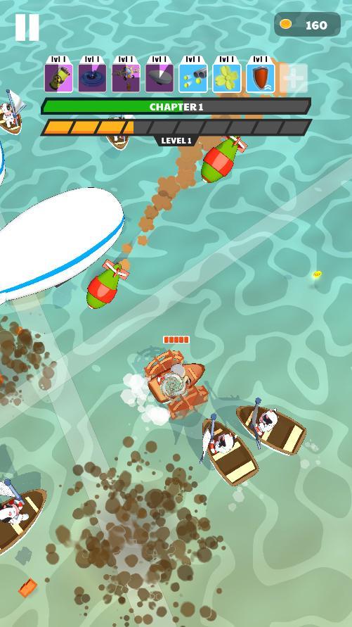 Raft Survivor 3D: Ocean War screenshot image 1_Popularmodapk.com