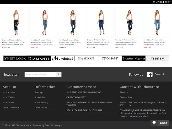 Diamante Jeans screenshot image 2_Popularmodapk.com