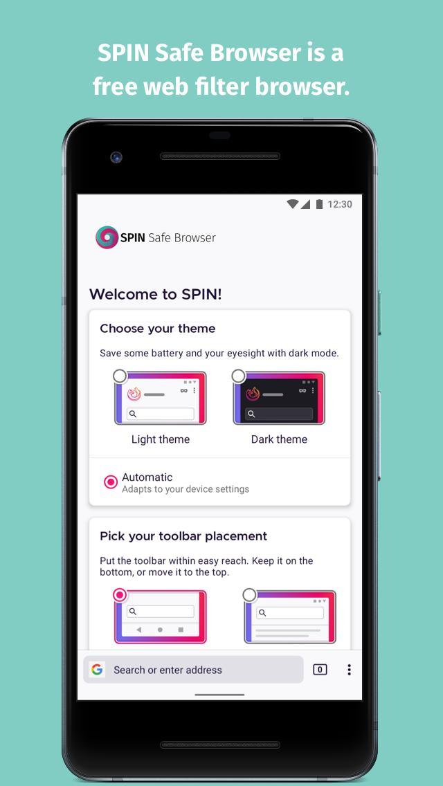 SPIN Safe Browser screenshot image 1_Popularmodapk.com