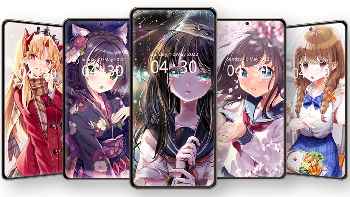 Anime Girl Wallpaper HD screenshot image 6_Popularmodapk.com