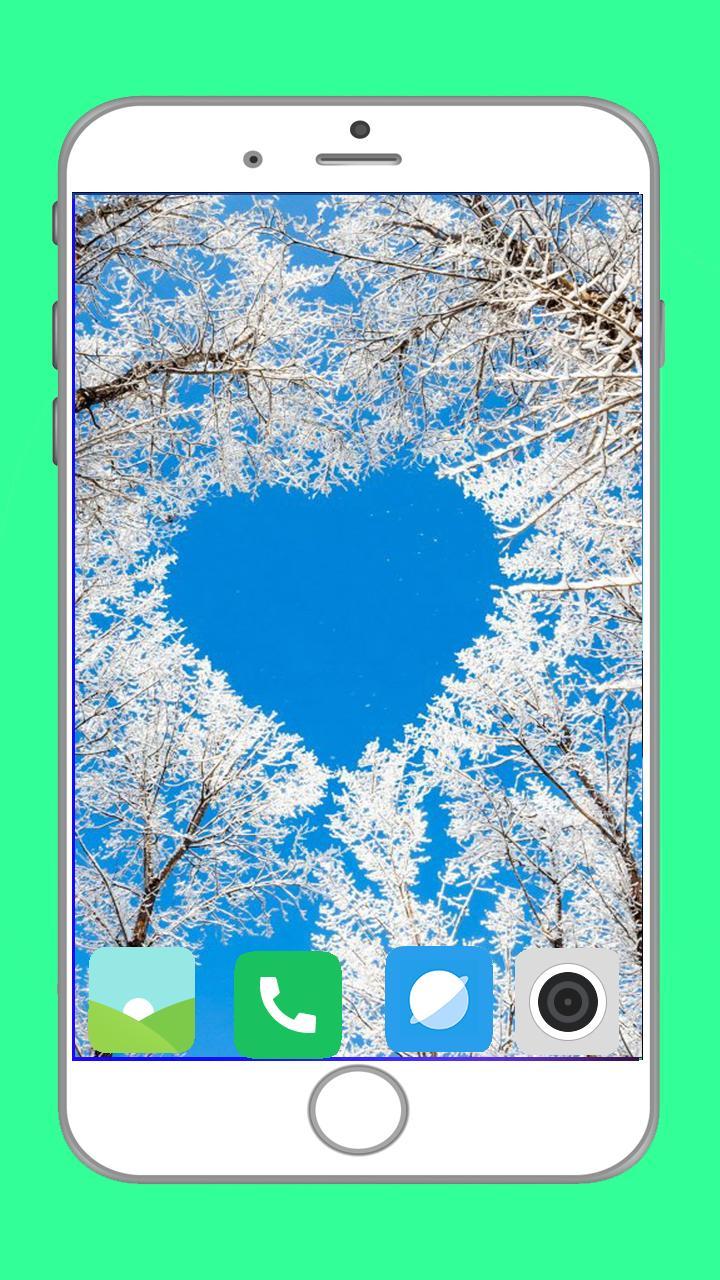 Blue Heart Full HD Wallpaper screenshot image 2_Popularmodapk.com