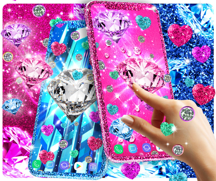 Diamond live wallpaper screenshot image 4_Popularmodapk.com