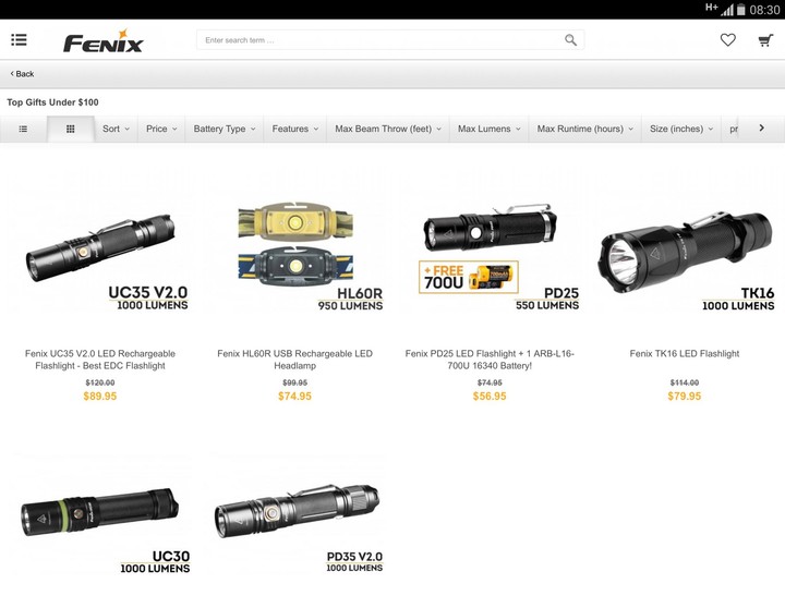 Fenix Store - LED Flashlights screenshot image 5_Popularmodapk.com