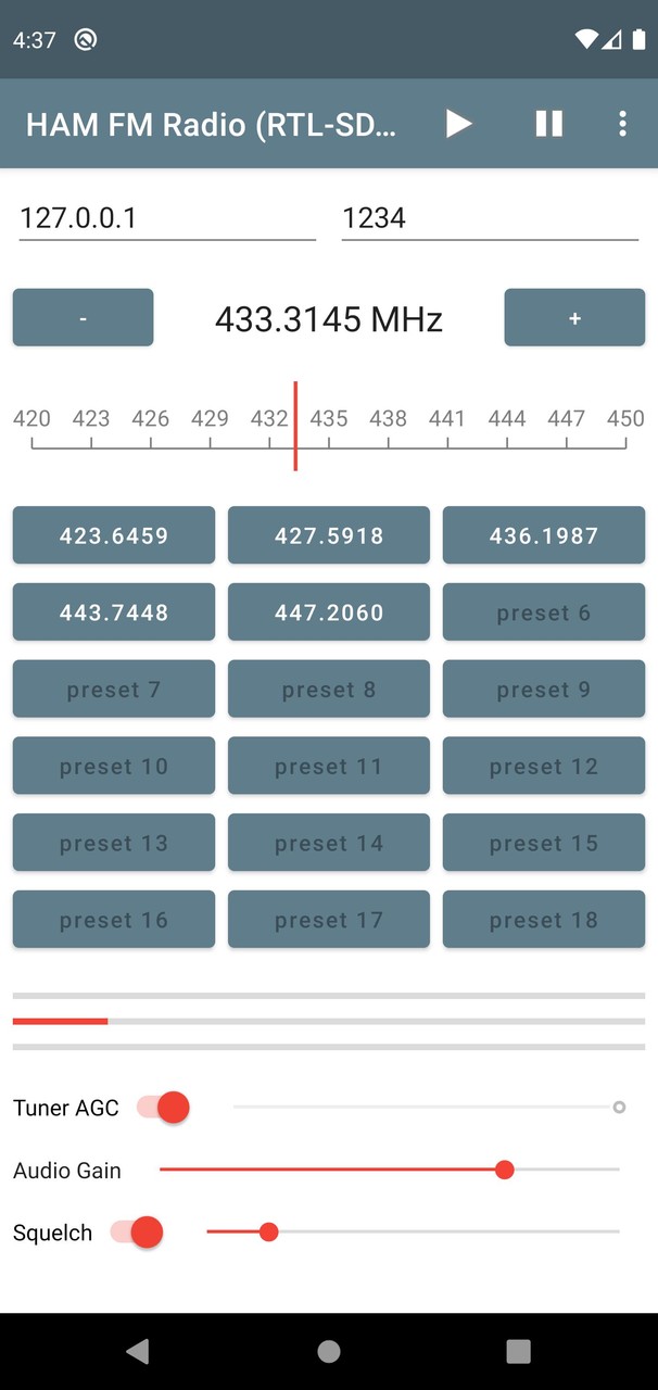 HAM FM Radio (RTL-SDR) screenshot image 13_Popularmodapk.com