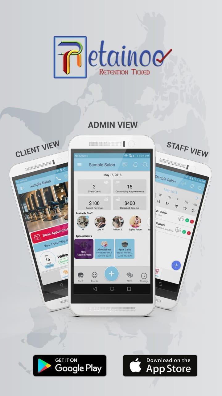 Retainoo - Salon Software & sa screenshot image 4_Popularmodapk.com