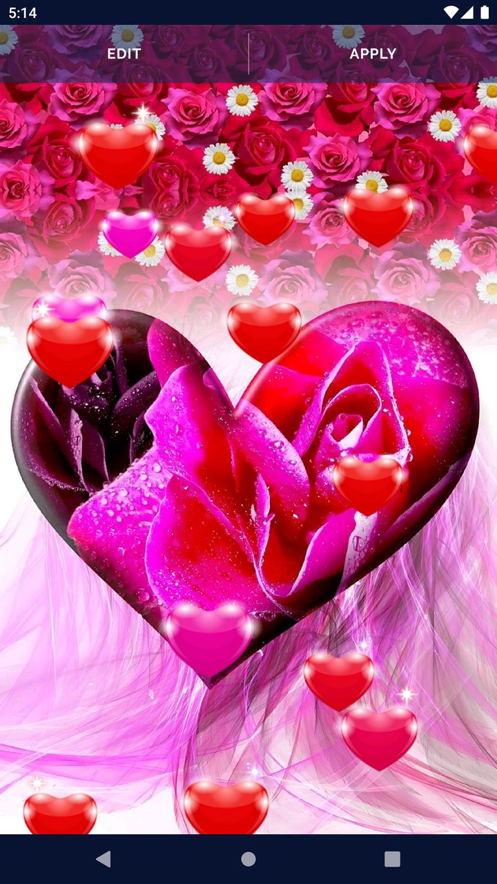 Sweet Love Live Wallpaper screenshot image 9_Popularmodapk.com