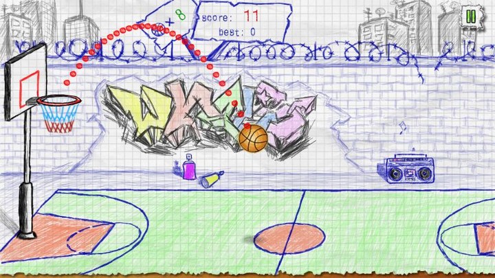 Doodle Basketball screenshot image 3_Popularmodapk.com