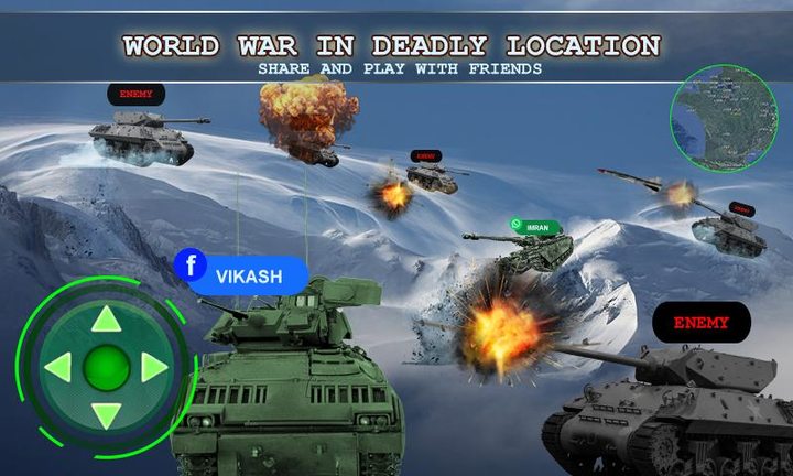 Tank War Battle 3D Game screenshot image 3_Popularmodapk.com