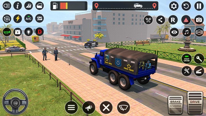 Offroad Police Truck Driver 3D screenshot image 3_Popularmodapk.com