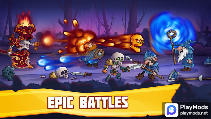 Skeleton defense Strategy game<span>(Unlimited Money)</span> screenshot image 3_Popularmodapk.com