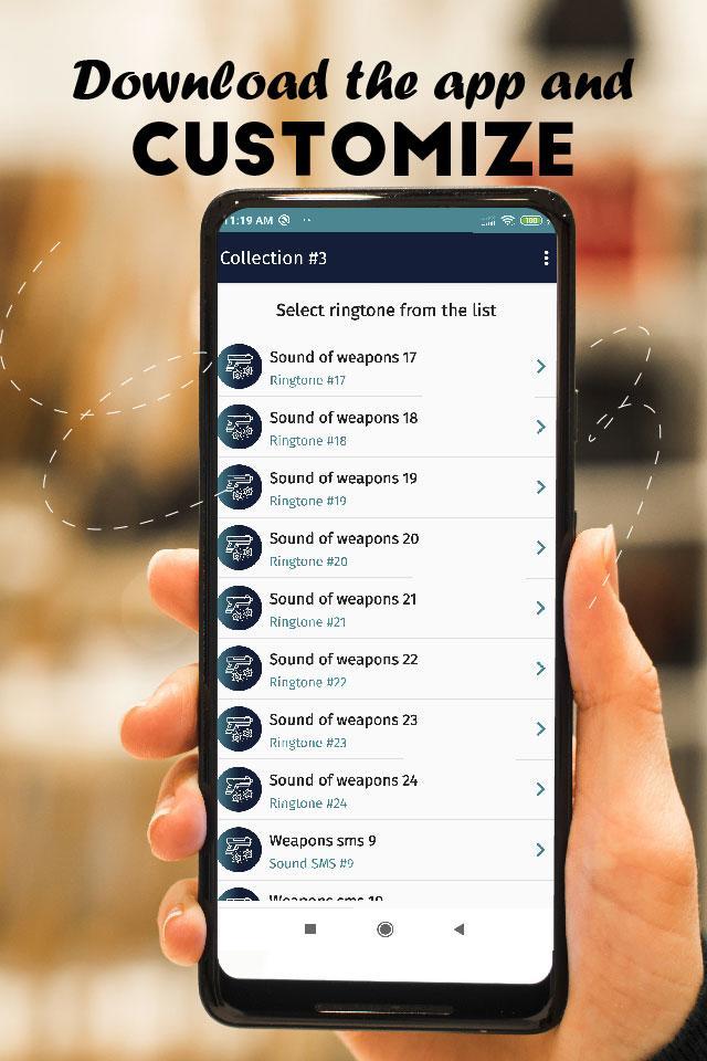 Weapons ringtone screenshot image 4_Popularmodapk.com