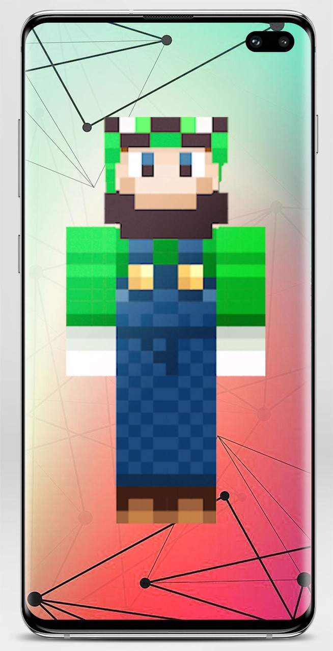 Luigi Skin for Minecraft screenshot image 13_Popularmodapk.com