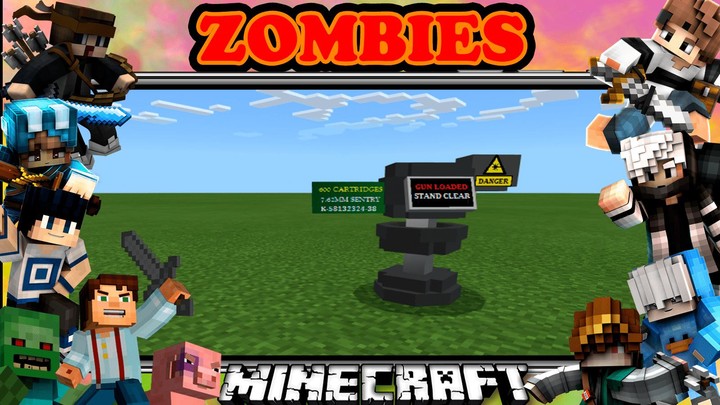 Zombie Minecraft Game Mod MCPE screenshot image 1_Popularmodapk.com