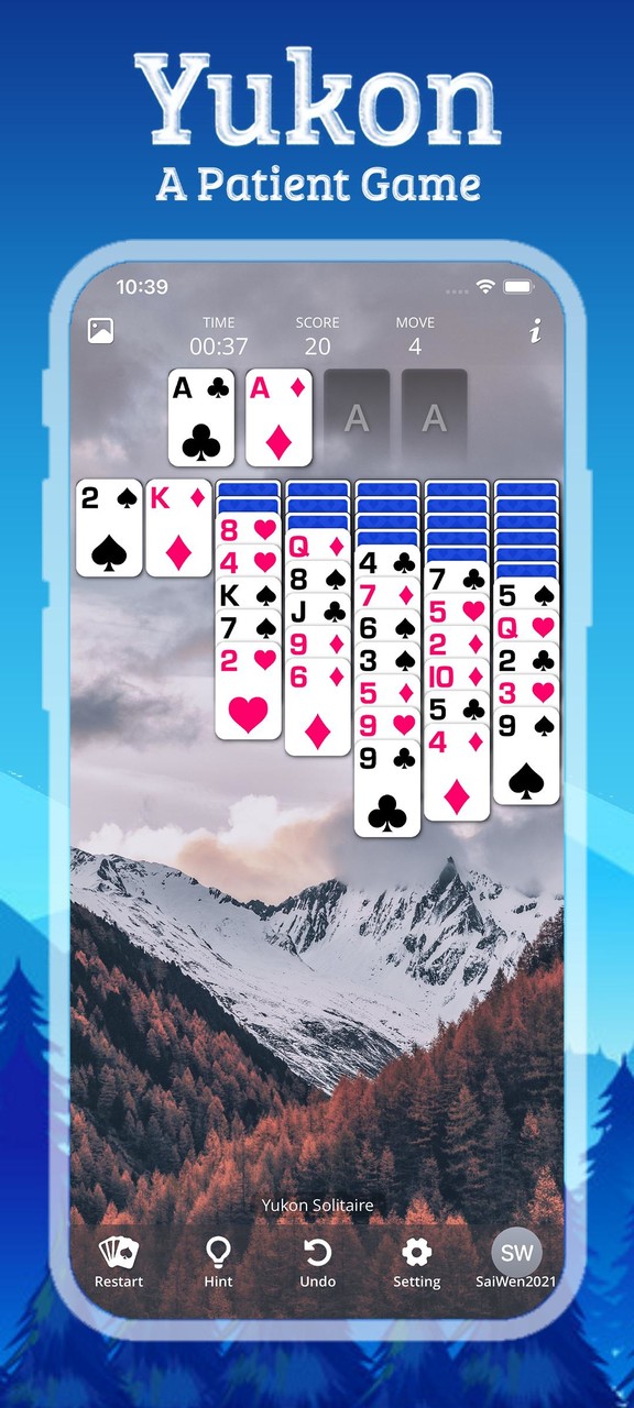 Yukon Solitaire screenshot image 1_Popularmodapk.com