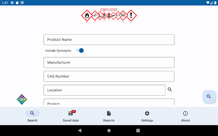 EMS.GHS/SDS screenshot image 2_Popularmodapk.com