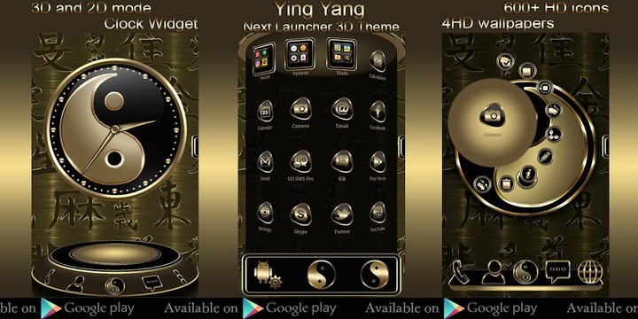 Ying Yang Go SMS theme<span>(Paid for free)</span> screenshot image 4_Popularmodapk.com