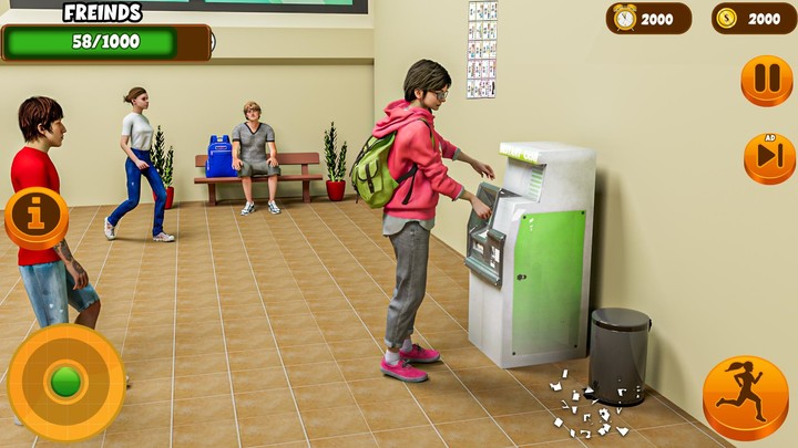 High School Girl Life Sim Game screenshot image 4_Popularmodapk.com