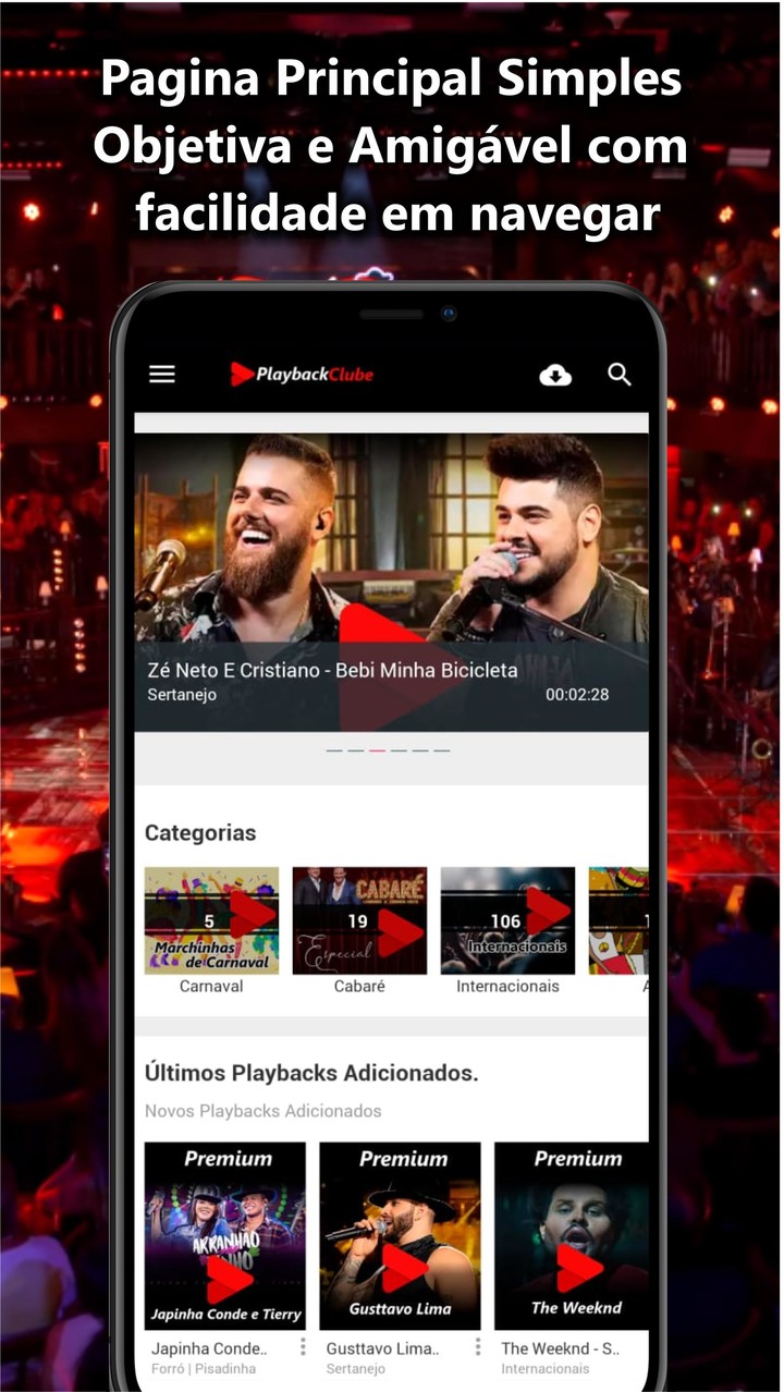 Playback Clube Backing Tracks screenshot image 3_Popularmodapk.com