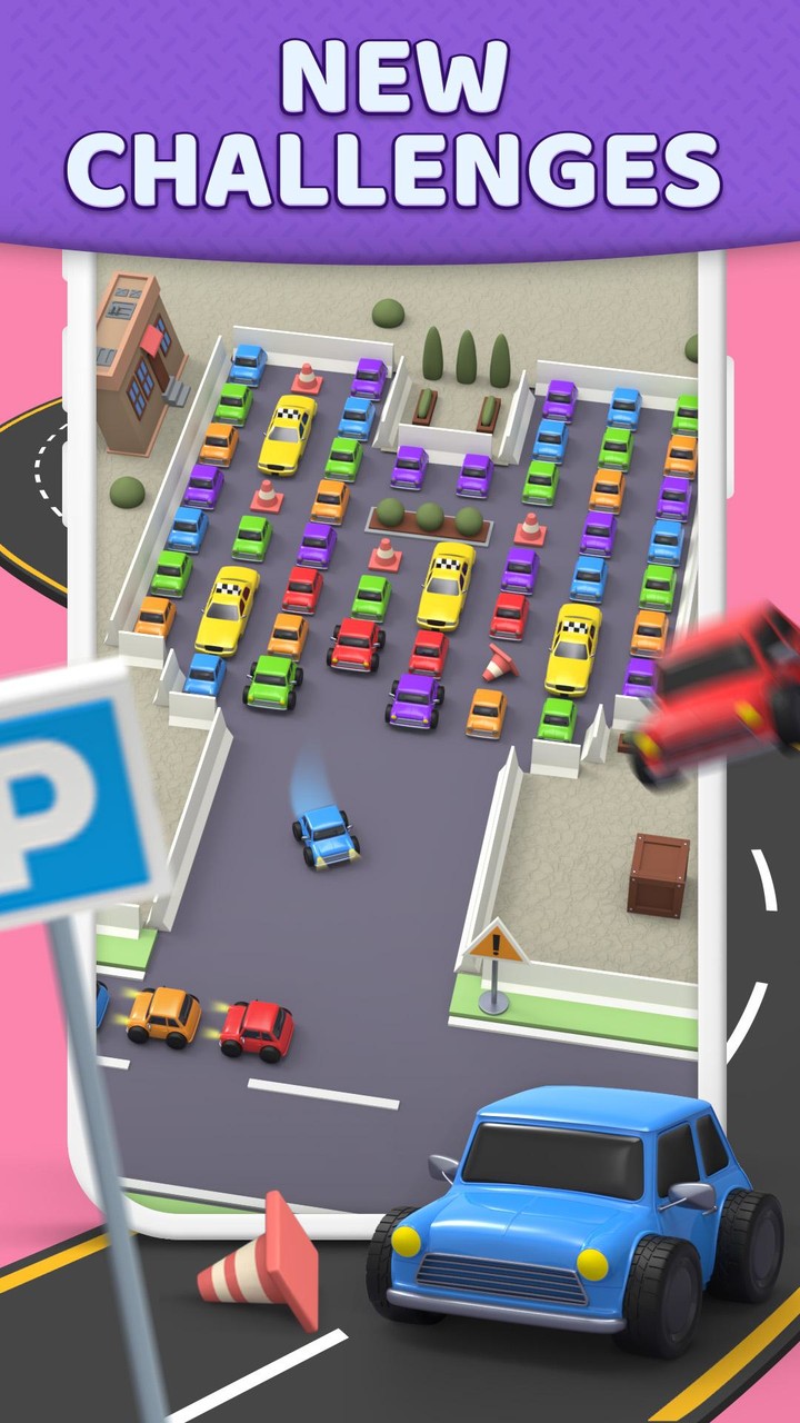 Parking Traffic 3D screenshot image 1_Popularmodapk.com