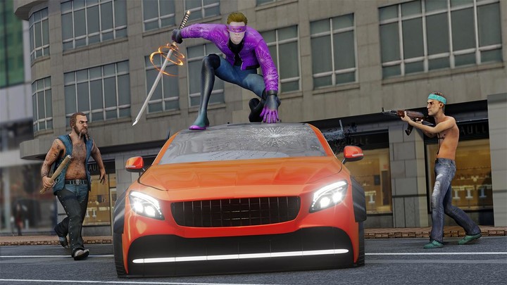 Ninja Rope Hero Vegas City 2 screenshot image 3_Popularmodapk.com