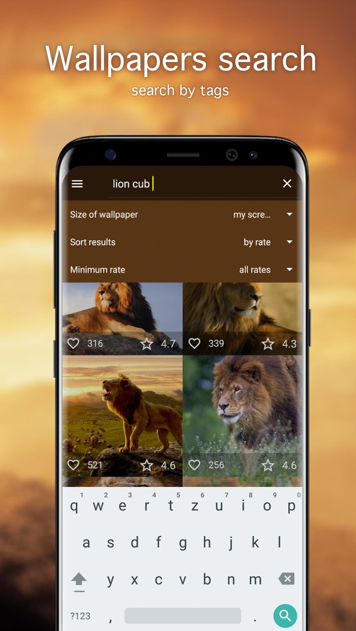 Lion Wallpapers 4K screenshot image 2_Popularmodapk.com