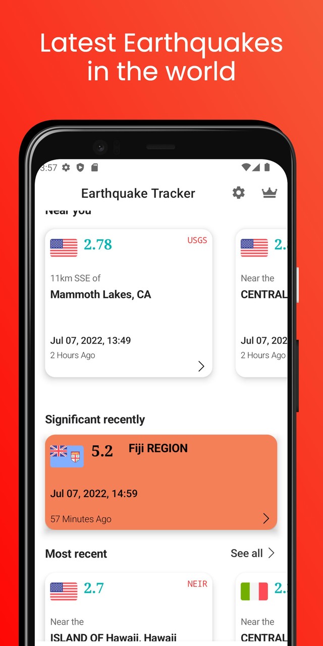 Earthquake Tracker App - Alert screenshot image 6_Popularmodapk.com