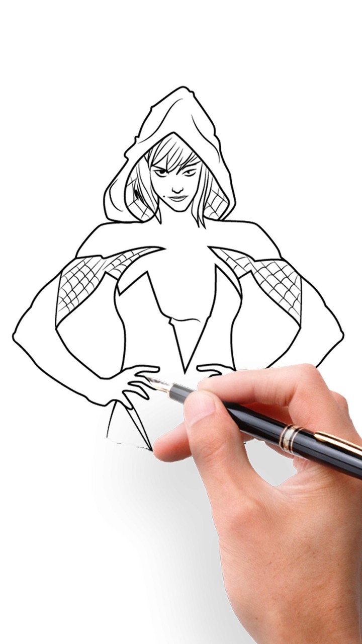 Draw Spider Superhero Man screenshot image 5_Popularmodapk.com