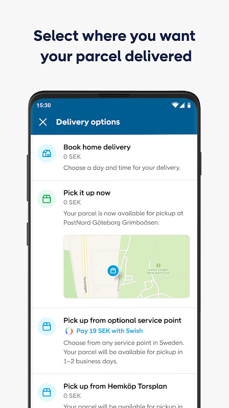 PostNord - Track and send parcels screenshot image 4_Popularmodapk.com