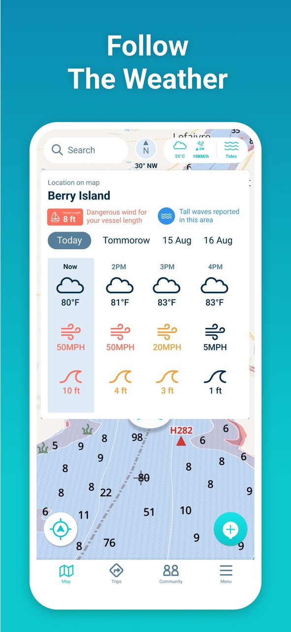 Wavve Boating: Easy Marine GPS screenshot image 24_Popularmodapk.com