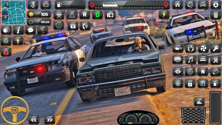 Police Car Game Car Parking 3D screenshot image 4_Popularmodapk.com