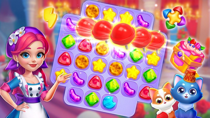 Candy World - Fun Puzzle Games screenshot image 2_Popularmodapk.com