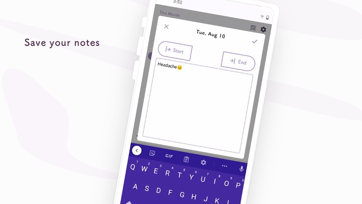 Simpluna: Menstrual Calendar screenshot image 9_Popularmodapk.com