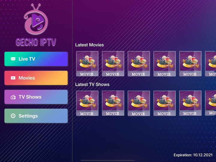 IPTV Gecko Player screenshot image 12_Popularmodapk.com