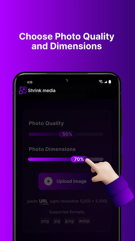 Shrink.media (Compress Images) screenshot image 7_Popularmodapk.com