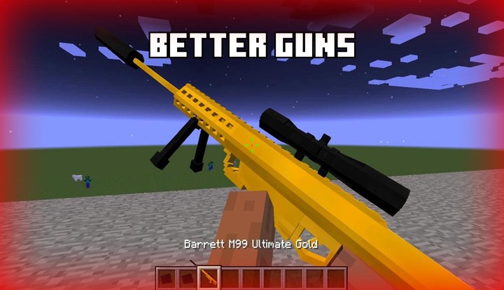 Gun Mod for Minecraft screenshot image 17_Popularmodapk.com