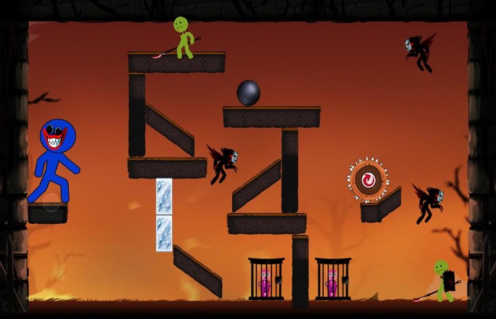 Poppy Stickman playground screenshot image 5_Popularmodapk.com