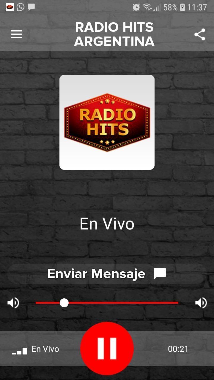 RADIO HITS ARGENTINA screenshot image 1_Popularmodapk.com