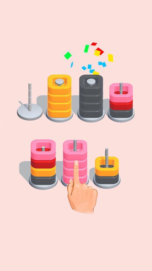 Hoop Sortpuz - Color Puzzle screenshot image 2_Popularmodapk.com