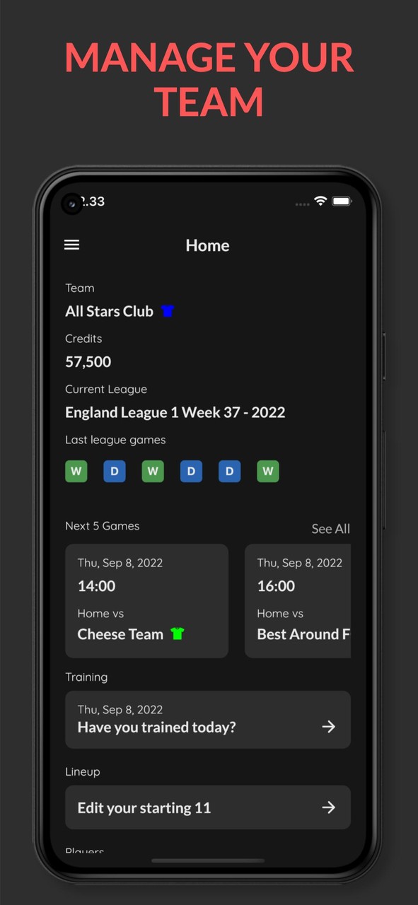 MYFM - Online Football Manager screenshot image 1_Popularmodapk.com