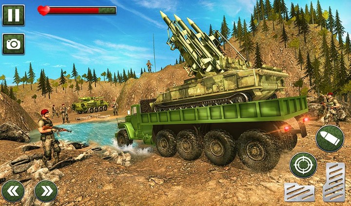 Army Missile Truck Simulator screenshot image 1_Popularmodapk.com