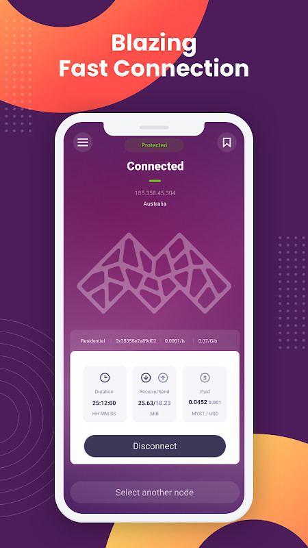 Mysterium VPN — Next Gen VPN screenshot image 1_Popularmodapk.com
