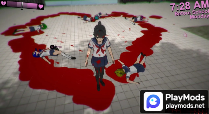 Yandere Simulator: Crime in the school<span>(No Ads)</span> screenshot image 14_Popularmodapk.com