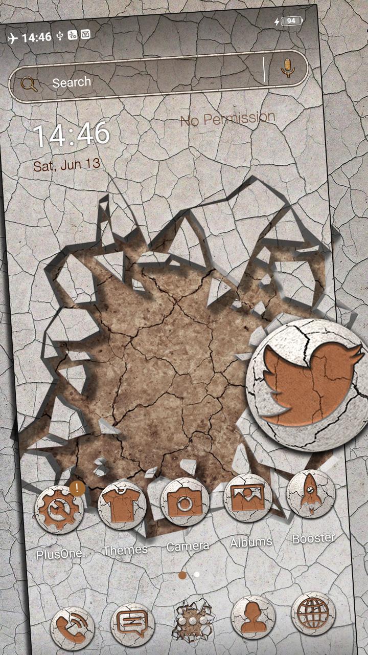 Crack Texture Theme Launcher screenshot image 4_Popularmodapk.com
