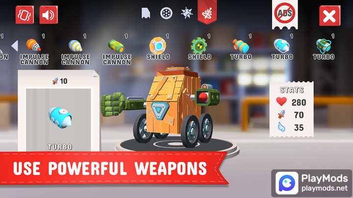 Cars Clash 3D: Battle Arena<span>(No Ads)</span> screenshot image 5_Popularmodapk.com