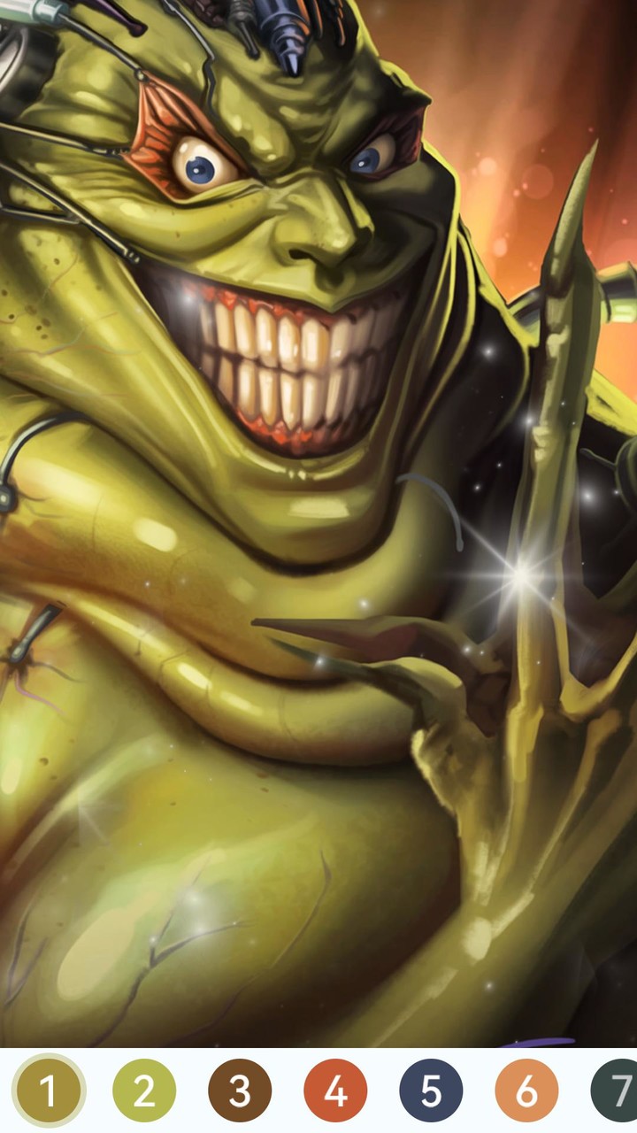 Mutant Paint by Number screenshot image 2_Popularmodapk.com