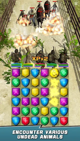 VDV MATCH 3 RPG: ZOMBIES!<span>(mod)</span> screenshot image 4_Popularmodapk.com